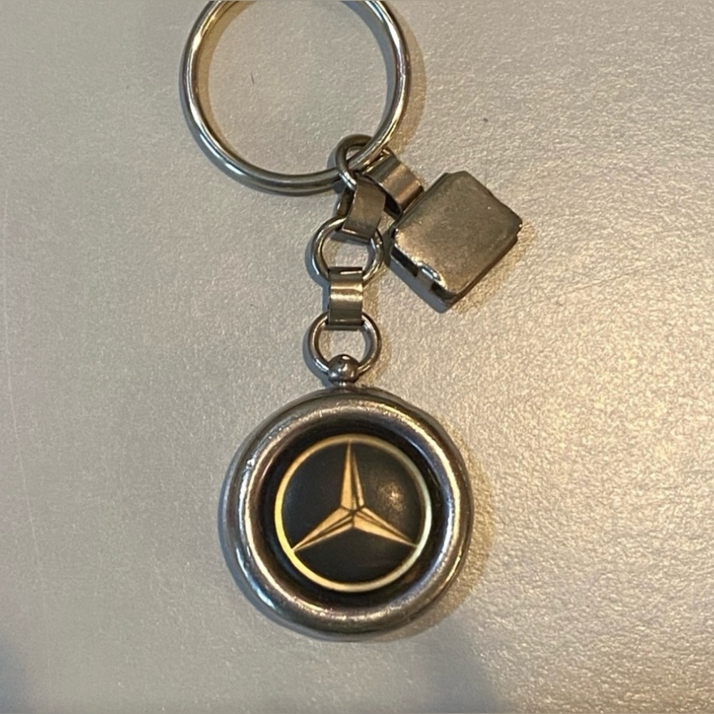 Mercedes AMG Petronas Black and Silver Keychain